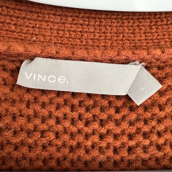 Vince Vee Cardigan Sweater Cashmere Wool L - Picture 3 of 7